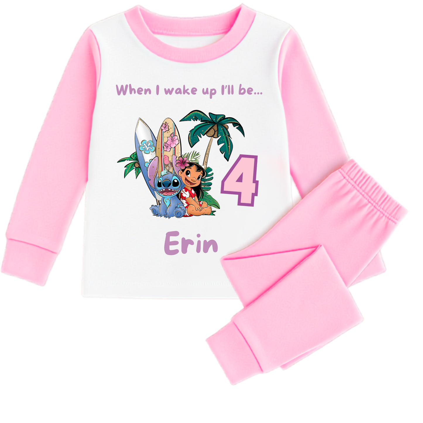Personalised Lilo & Stitch Pajamas