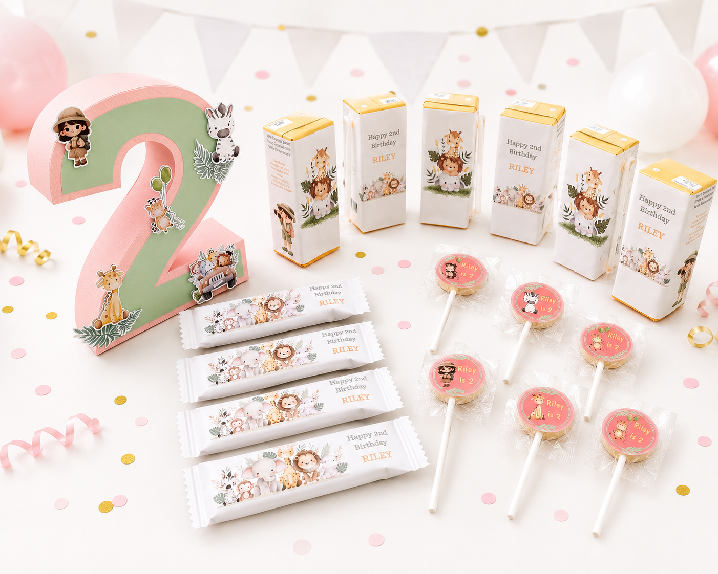 Safari Jungle Personalised Birthday Party Package