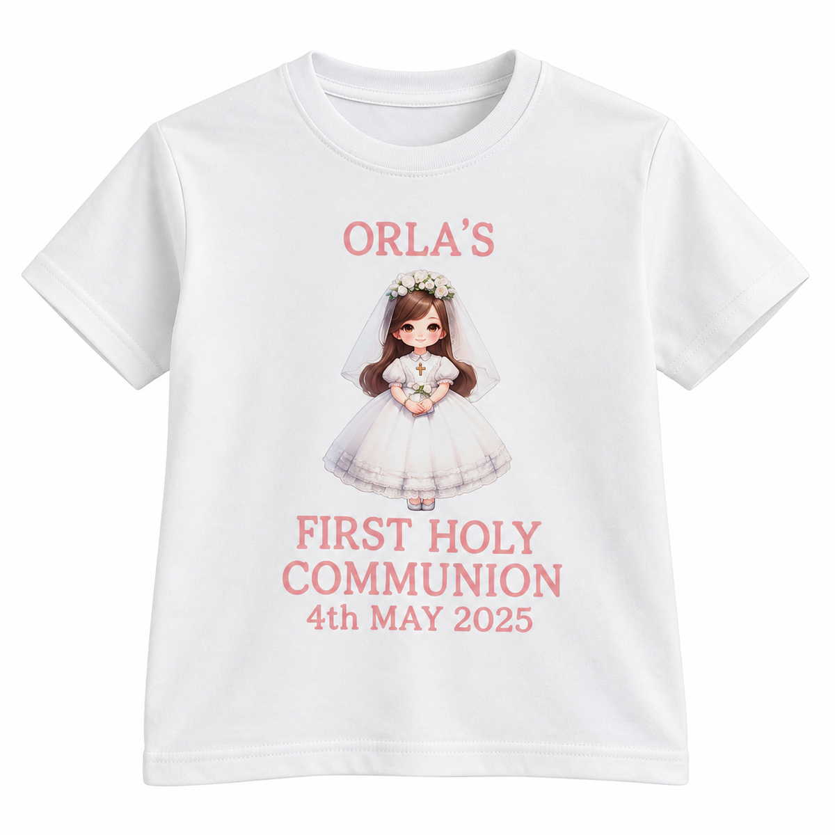 Personalised White T-Shirt