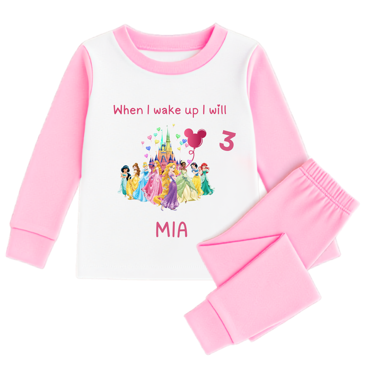 Personalised Disney Princess Pajamas