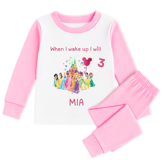 Personalised Disney Princess Pajamas