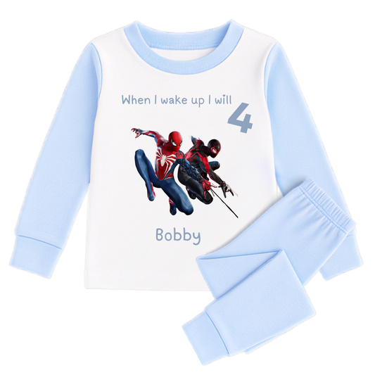Personalised Spiderman Pajamas