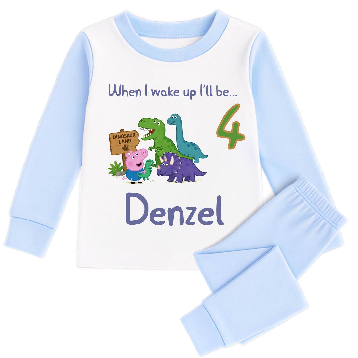 Personalised George Pig Pajamas