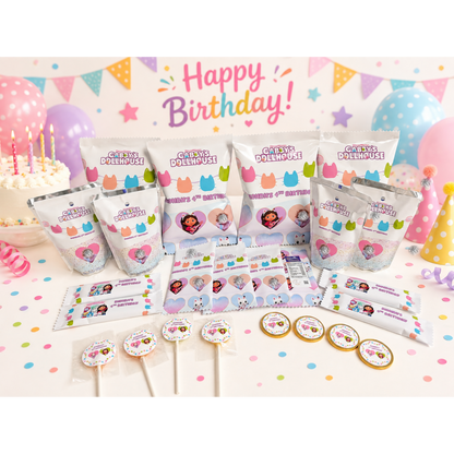 Gabby's Dollhouse Personalised Birthday Party Package