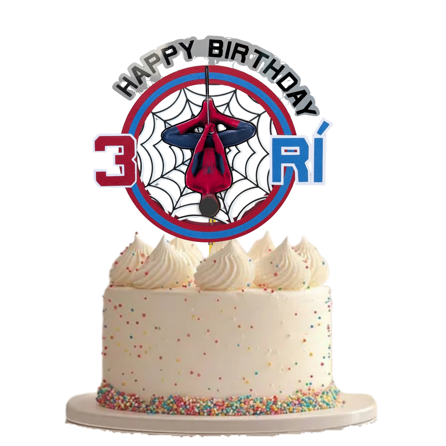 Personalise Spiderman Topper