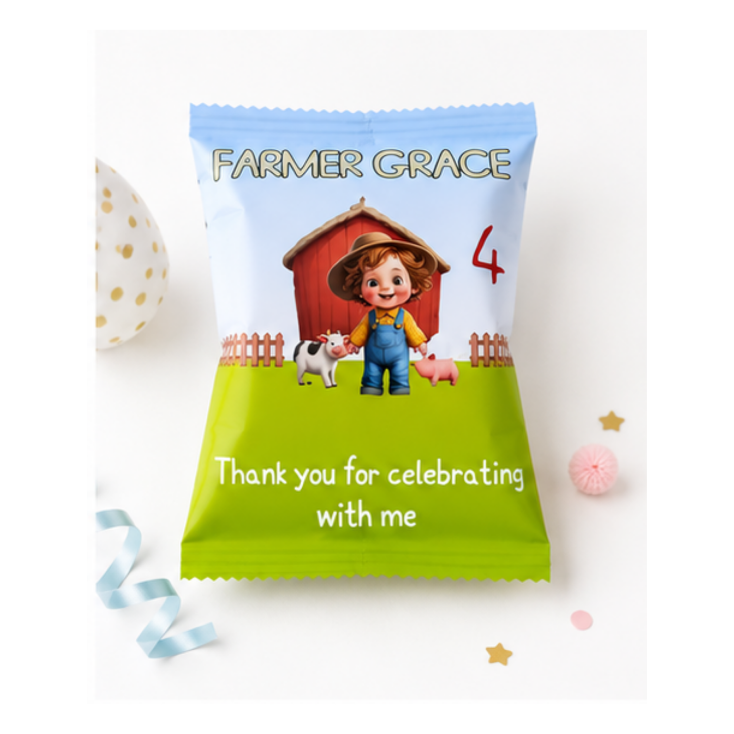 Farmer Personalised Birthday Party Package