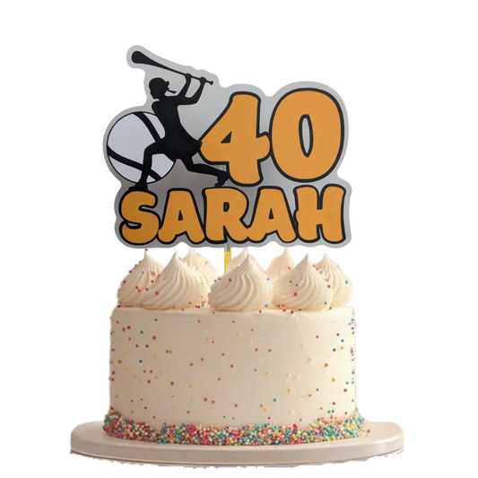 Personalised Sport Cake Topper
