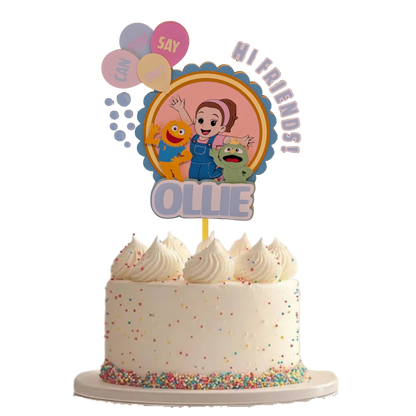 Personalised Ms Rachel Cake Topper