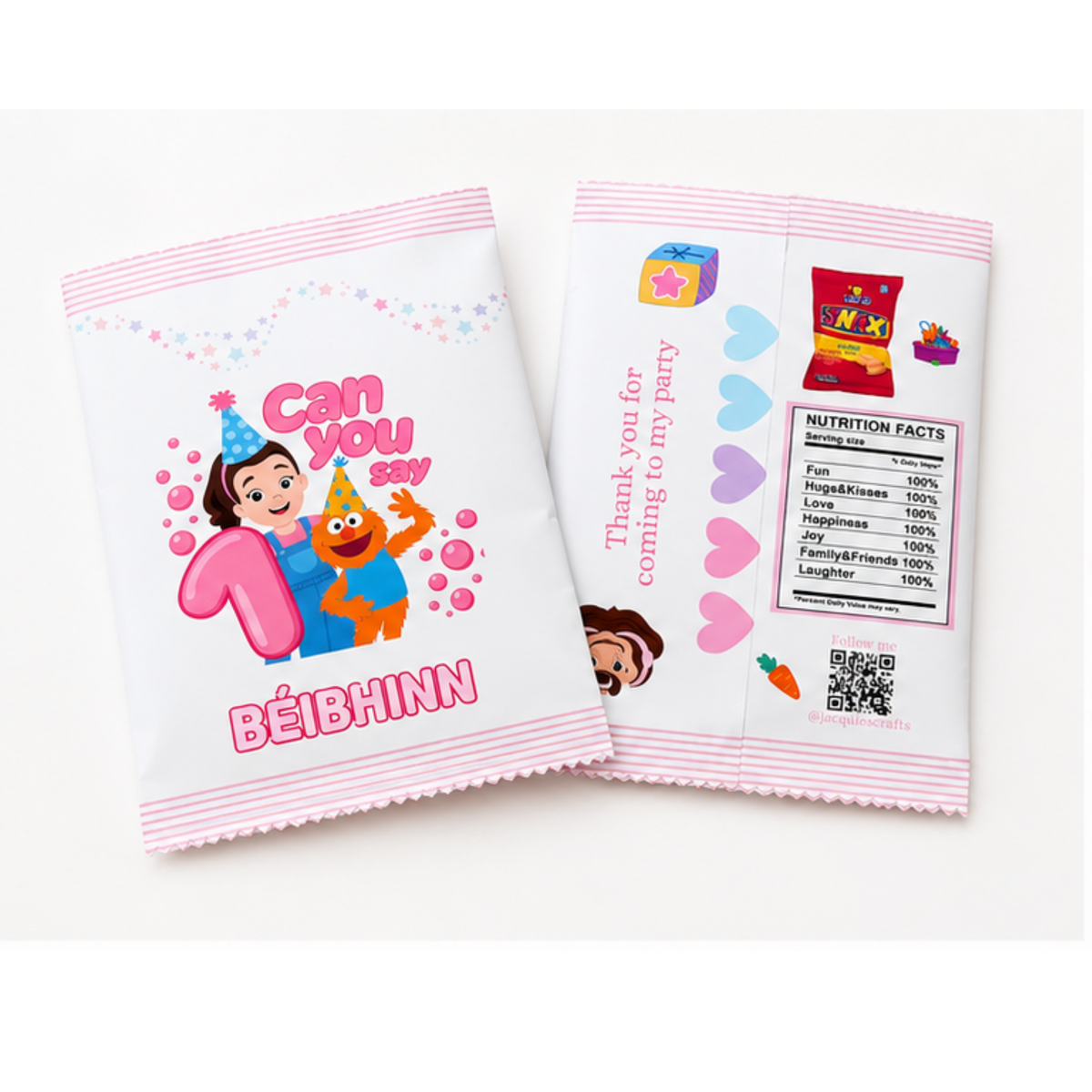 Ms Rachel Personalised Birthday Party Package