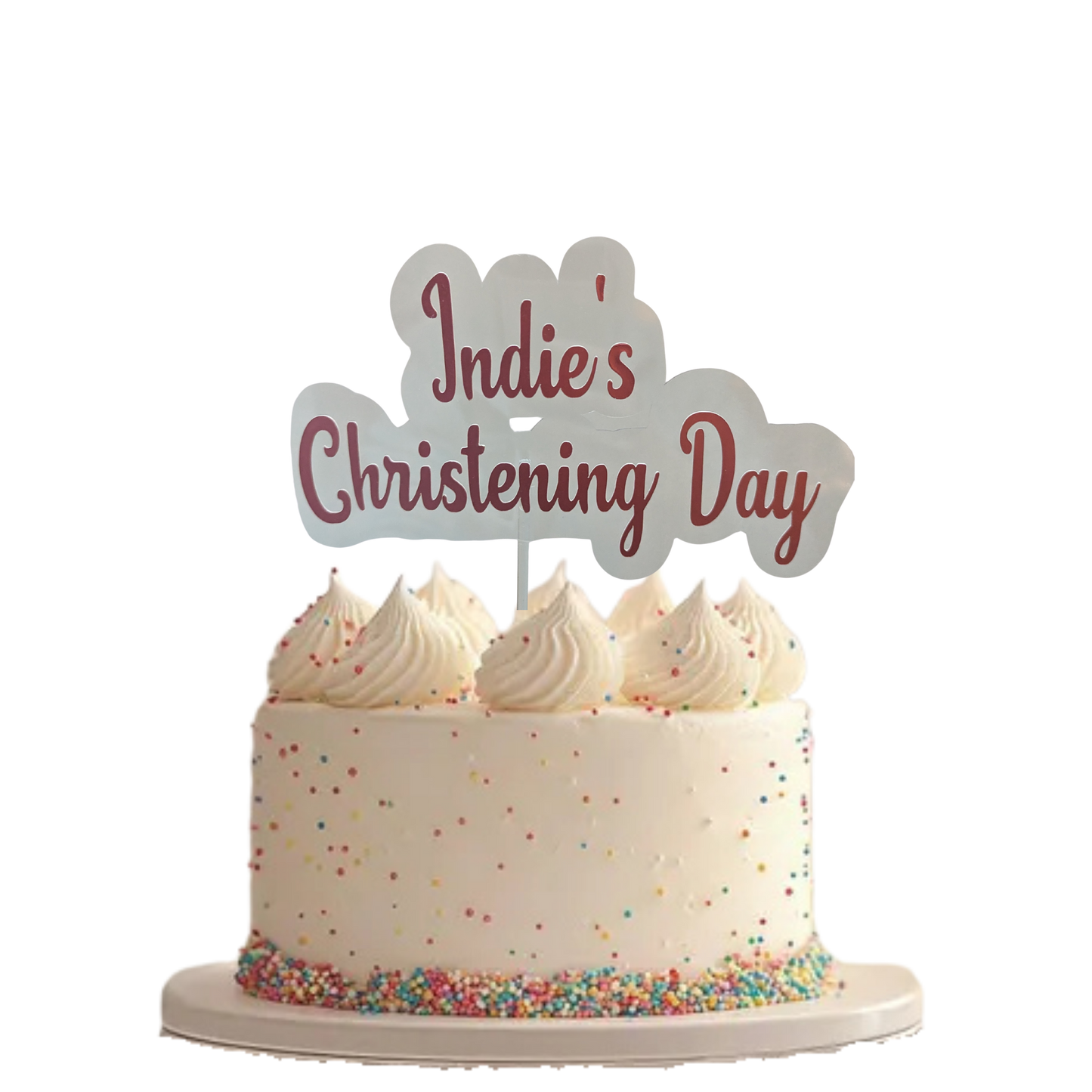 Personalised Communion Cake Topper