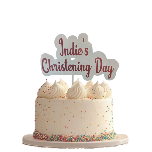 Personalised Communion Cake Topper