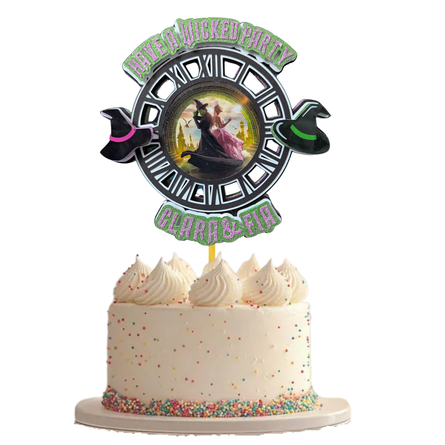 Personalised Wicked Cake Topper