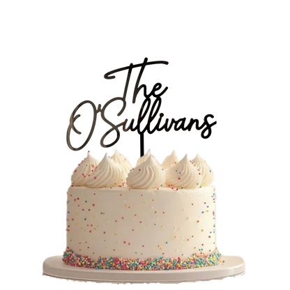 Personalised Wedding Cake Topper