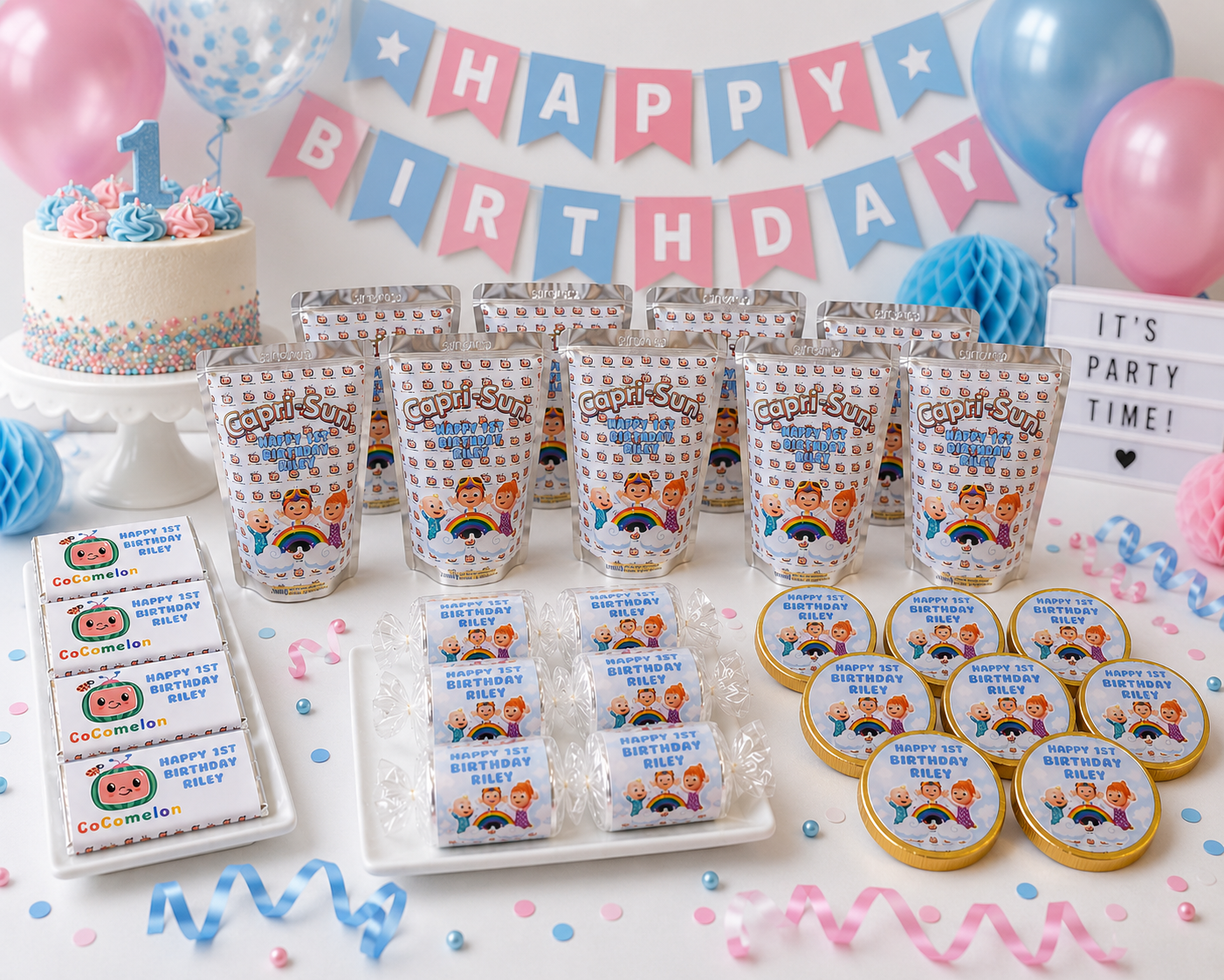Cocomelon Personalised Birthday Party Package