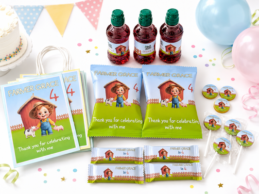 Farmer Personalised Birthday Party Package