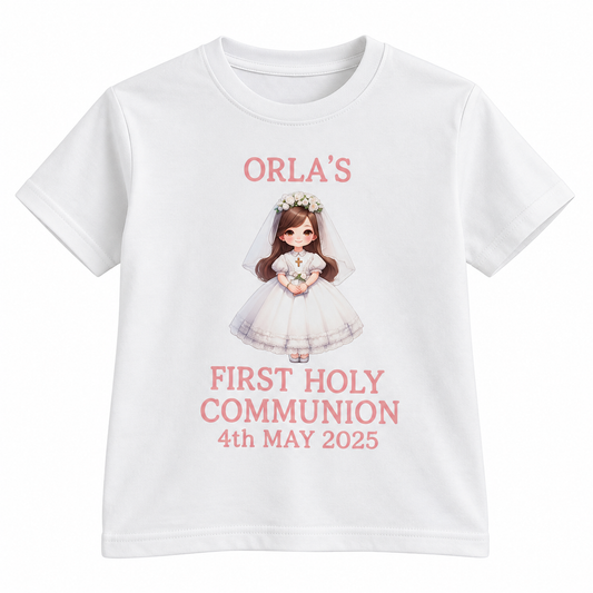 Personalised White T-Shirt
