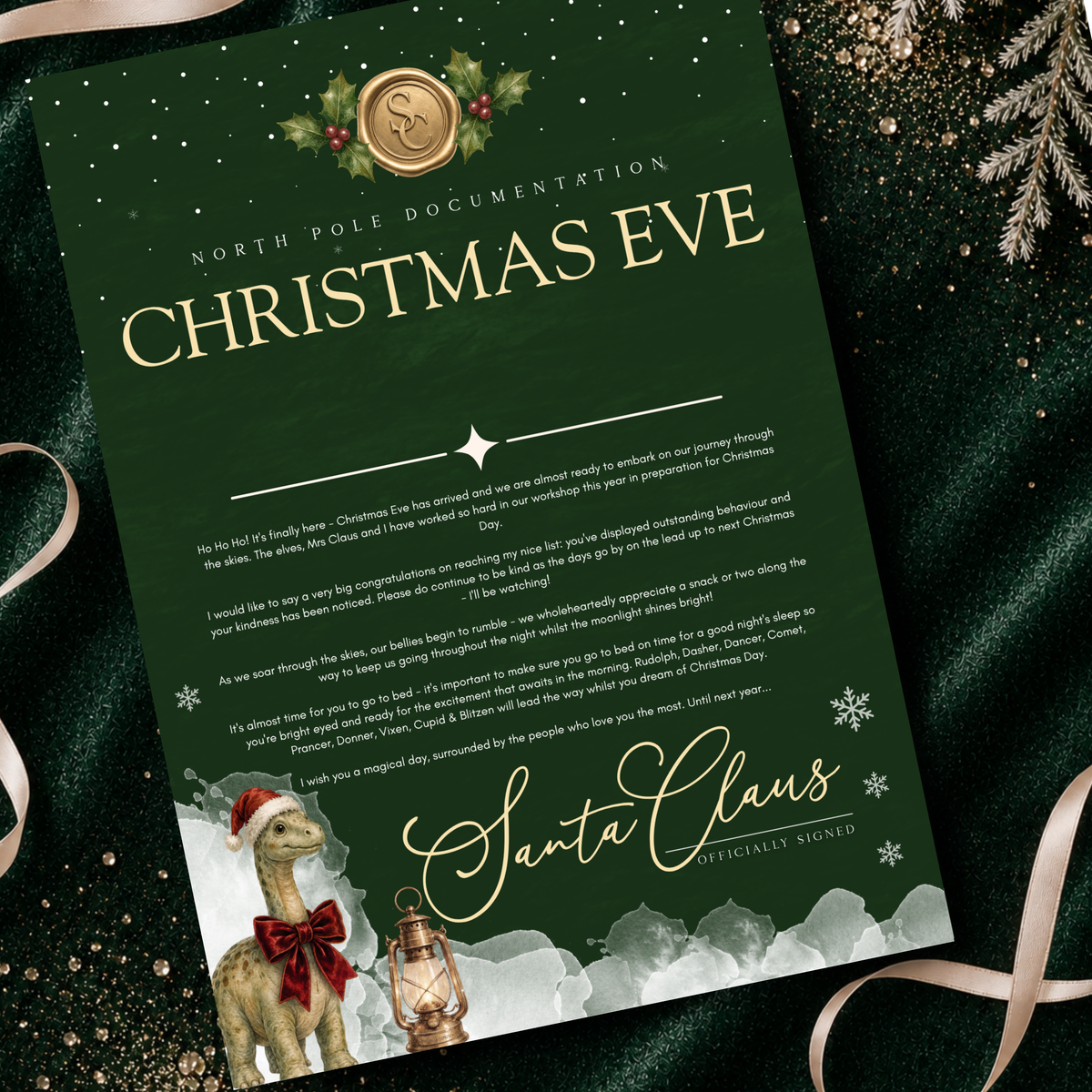 Personalised Christmas Eve Letter from Santa