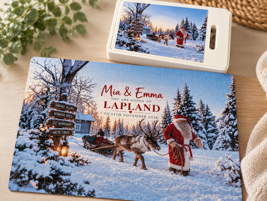 Personalised Surprise Reveal Jigsaw Puzzle | Holiday, Concert & Gift Reveal