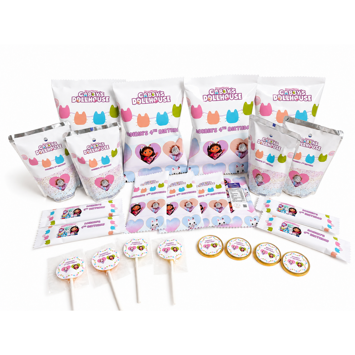 Gabby's Dollhouse Personalised Birthday Party Package